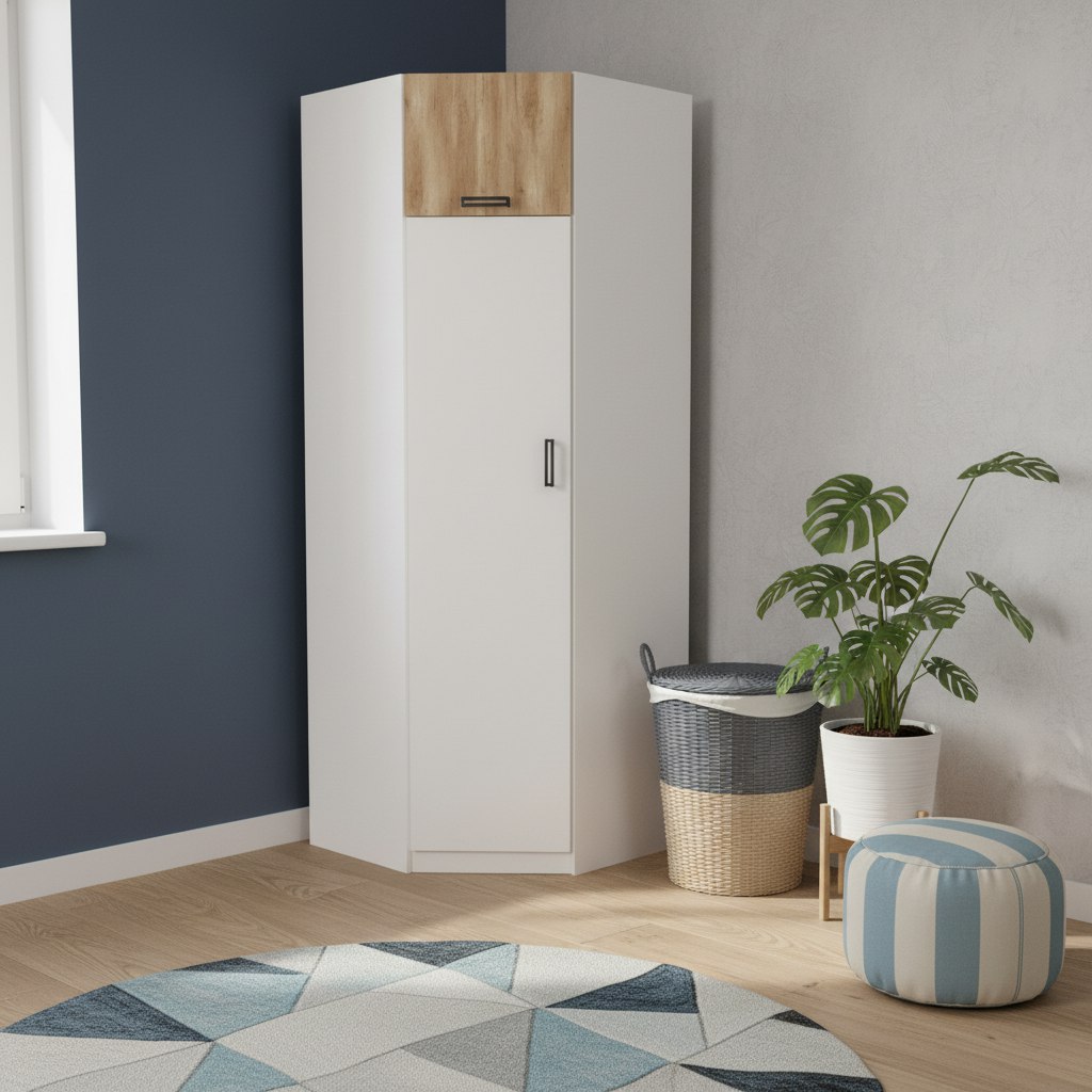 Шкаф угловой коллекции Твой Стиль (без принта) 