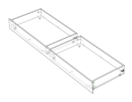 Кровать двухспальная Модерн 160х200  от Династия Kids