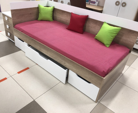 Кровать угловая 90х200 коллекции Модерн (правая/левая) от Династия Kids