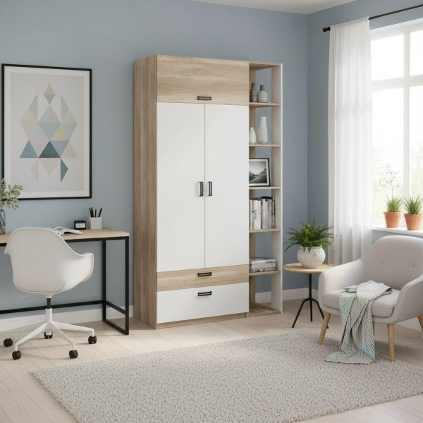 Шкаф коллекции Твой Стиль New (гл. 550 мм) без принта от Династия Kids