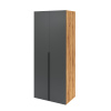 Шкаф 2-х дверный коллекции Брайт Графит  от Династия Kids