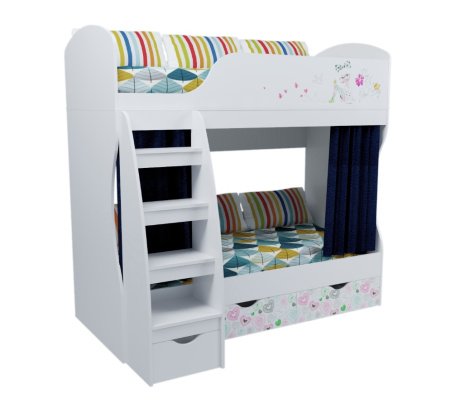 Кровать двухъярусная коллекции Анита 180х80 от Династия Kids