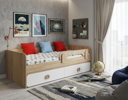 Бортик (дуб сонома) длина 100 см от Династия Kids