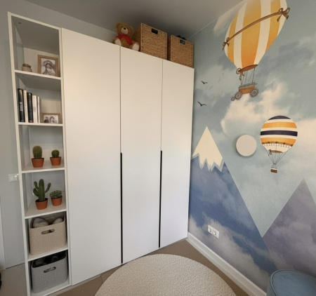 Шкаф 3-х дверный коллекции Брайт Золотистый от Династия Kids