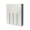 Шкаф 4-х дверный Брайт Графит-2 от Династия Kids