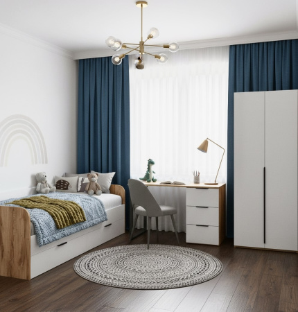 Стол 1000 мм коллекции Брайт Золотистый от Династия Kids