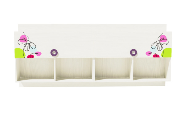 Полка настенная (2 шт) коллекции Цветы New  от Династия Kids