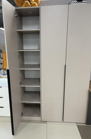 Шкаф 2-х дверный коллекции Брайт Велюр (внутри штанга + ящик) от Династия Kids